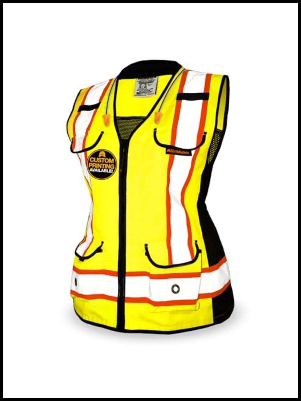 KwikSafety High Visibility Safety Vest Class 2 ANSI Reflective Workwear